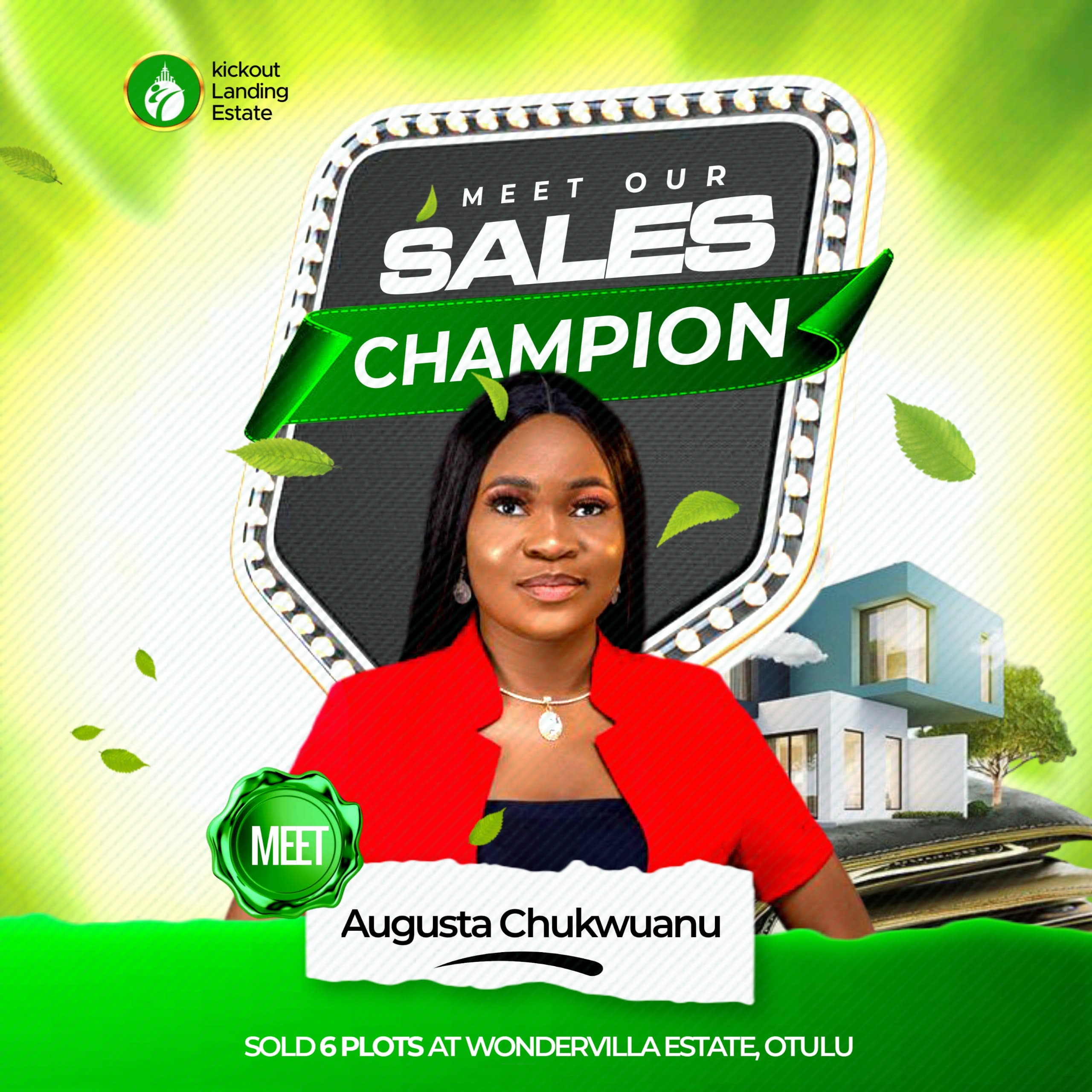 Augusta Chukwuanu sales champion profile