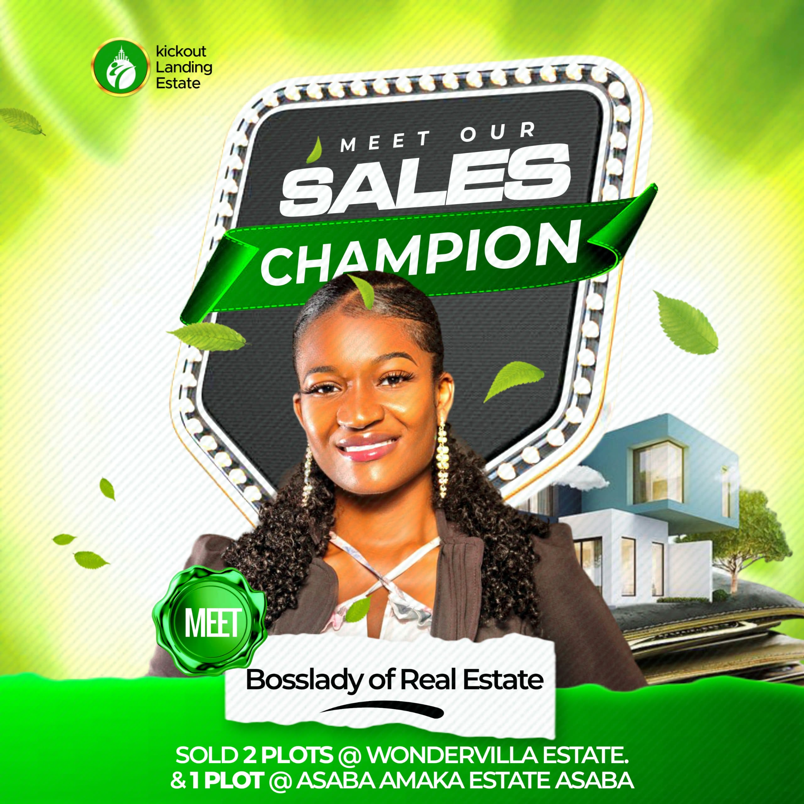Bosslady of Real Estate sales champion profile